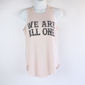 Spiritual Gangster We Are All One Pink Tank XS